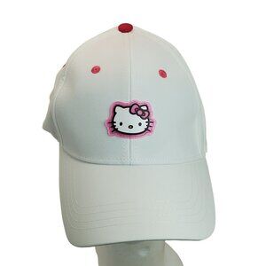 Hello Kitty and Friends Trucker Baseball Cap White Pink Satin Bow